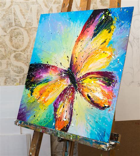 Butterfly Painting By Liubov Kuptsova Artmajeur