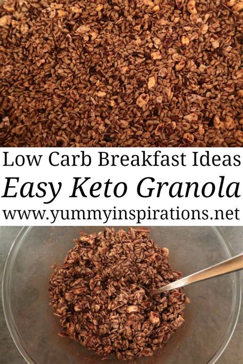 You can take a jar and fill it with different layers of dried fruits, seeds, berries, nuts, oats, and puffed rice. Keto Granola | Recipe | Keto granola, Easy granola recipe ...