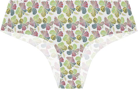 Tropical Floral Aloha Hawaiian Hibiscus Womens Underwear Seamless