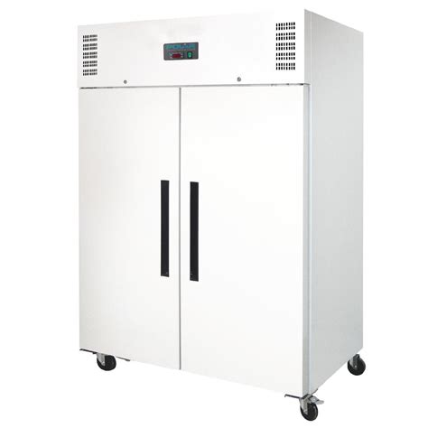2 Door Upright Freezer 1200ltr White Adl897 Adgemis Refrigeration
