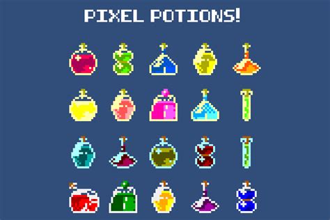 Pixel Art Potion Collection 2d 環境 Unity Asset Store