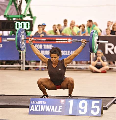 Elisabeth Akinwale Crossfit Weightlifting Crossfit Inspiration