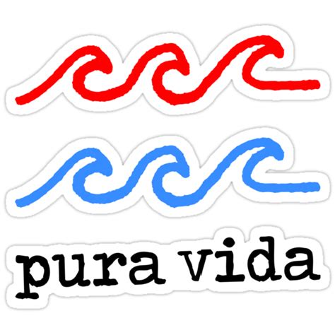 Pura Vida Stickers By Hilary4 Redbubble