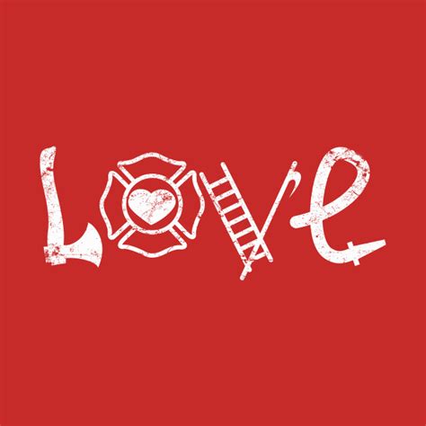 Firefighter Love Decal