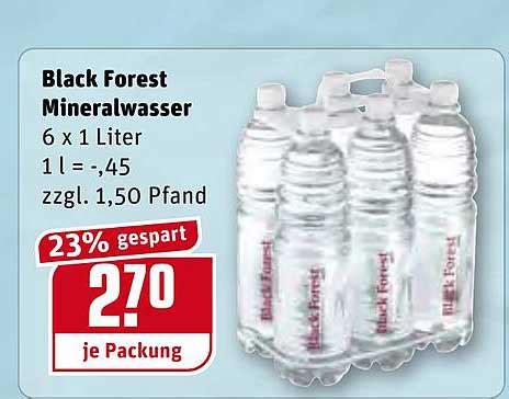 Black Forest Minerlwasser Angebot Bei Rewe Prospekte De