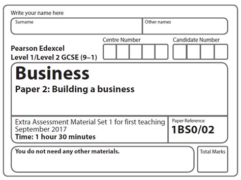 Write down two things that are wrong with the frequency polygon. Edexcel Paper Two Exemplars - Edexcel A Level Business ...