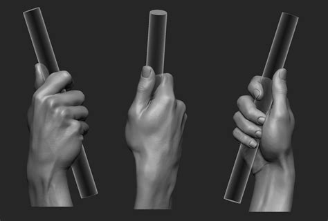 Male Hand Pose 7 3d Model 3d Printable Cgtrader