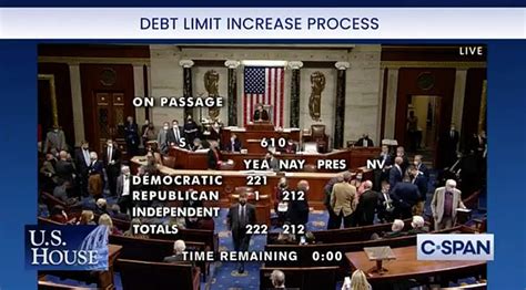 House Passes Bill That Includes Debt Ceiling Deal Daily Mail Online