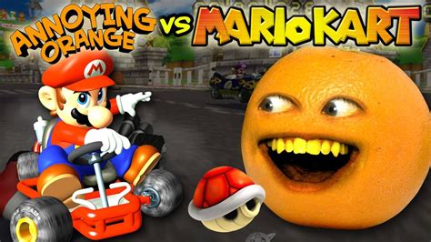 Annoying Orange Vs Mario Kart Youtube