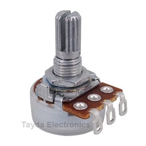 1m Ohm Linear Taper Potentiometer With Solder Lugs Alpha