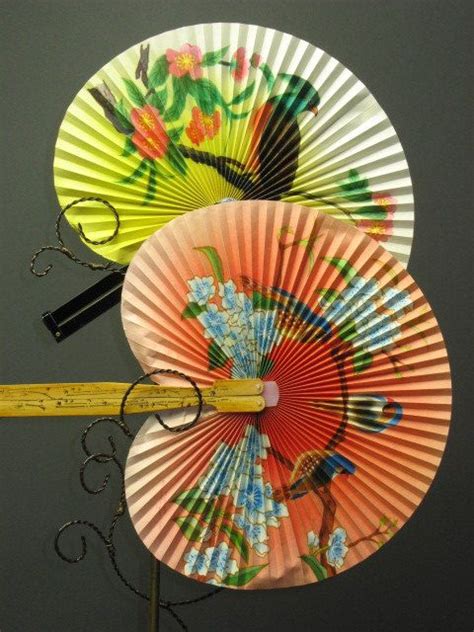 Vintage Paper Fans From Mom By Momsvintagetreasures On Etsy 1500