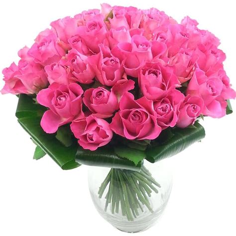 Luxury 50 Pink Roses Fresh Flower Bouquet Collection Of Beautiful