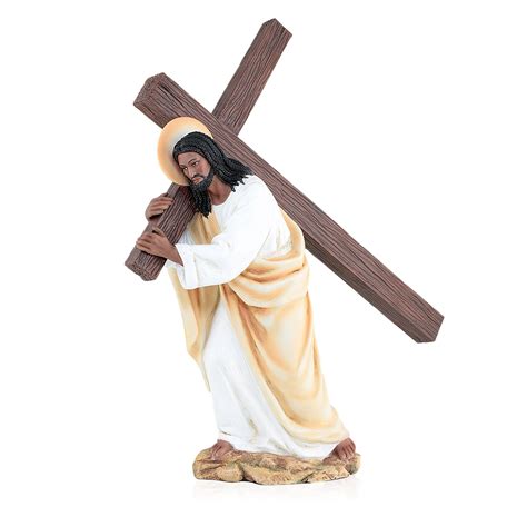 Black Jesus Carrying Cross