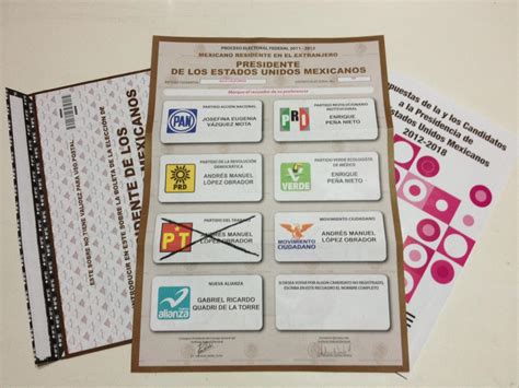 Fileboleta Electoral Marcada De Las Elecciones Federales De México De 2012 Wikimedia Commons