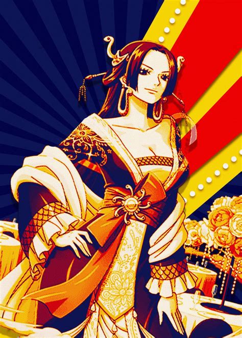 Boa Hancock One Piece Pop Art Poster Print Metal Posters