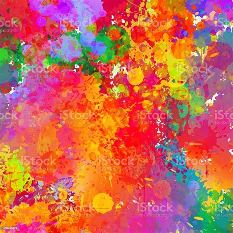 Abstract Colorful Splash Background Stock Illustration Download Image