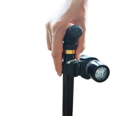 Universal Led Torch Light For Walking Stick Cane Mobility Anddisability