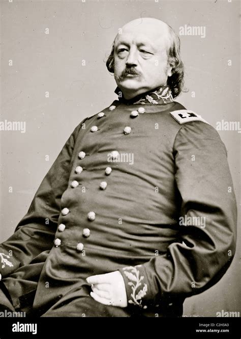 Portrait Of Maj Gen Benjamin F Butler Officer Of The Federal Army