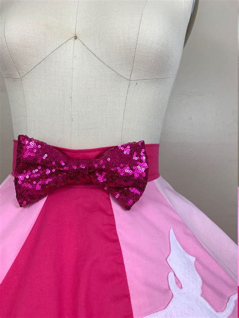 Make It Pink Circle Skirt Sleeping Beauty Dress Disney Etsy