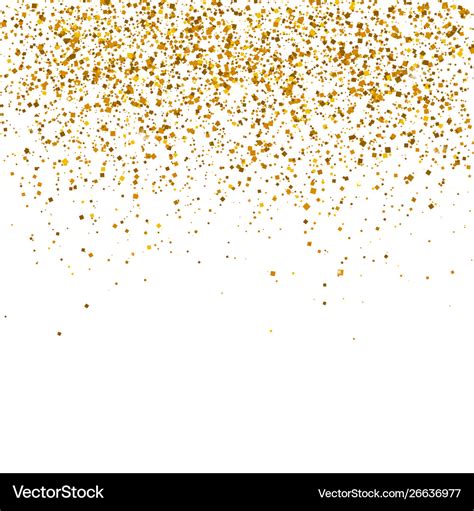 Gold Sparkles On White Background Royalty Free Vector Image