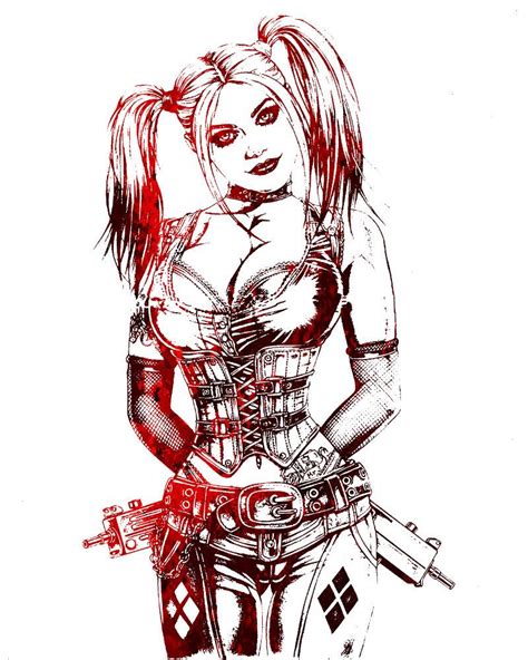 James Lucas On Twitter Harley Quinn Pin Up Girl Poster Dc Comics