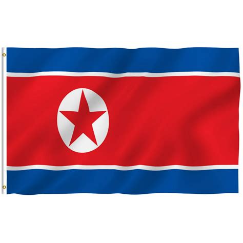 Anley Fly Breeze 3x5 Foot North Korea Flag N Korean National Flags