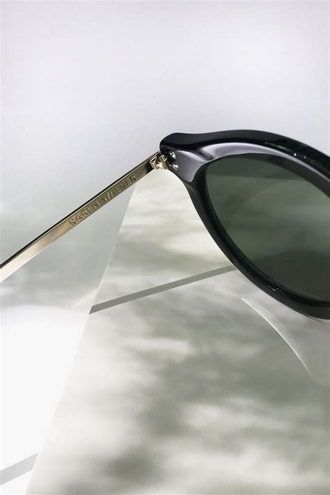 Karen Walker Harvest Sunglasses Blacksilver Garmentory