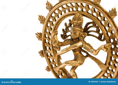 Dance Of Shiva Lord With Many Hands Entrance To The Hindu Temple With