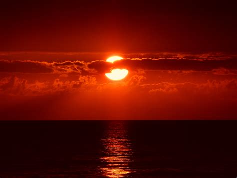 Free Images : sea, water, ocean, horizon, cloud, sun, sunrise, sunset, sunlight, dawn ...