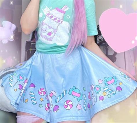 Falda Kawaii Ropa Kawaii Yume Kawaii Pastel Kawaii Etsy