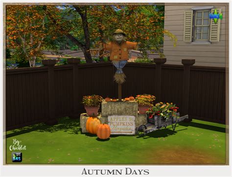 Sims 4 Ccs The Best Autumn Days By Chicklet