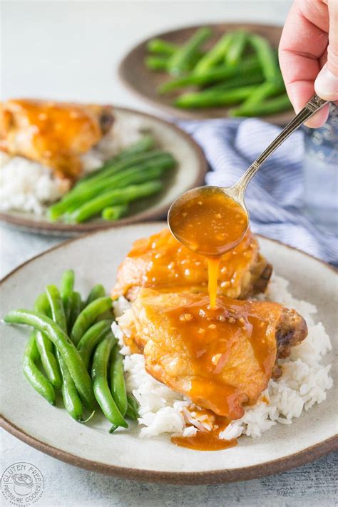 The rice is the perfect texture and the chicken is insanely tender. Instant Pot Honey Garlic Chicken & 'Pot in Pot' Rice!