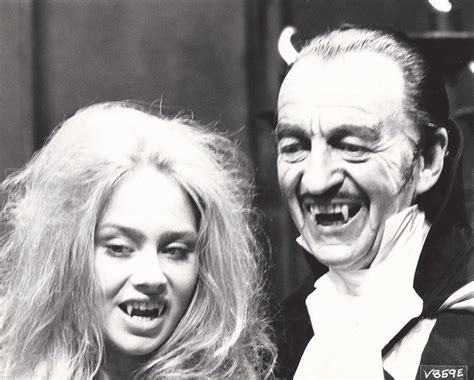 Linda Hayden As Helga And David Niven And Count Dracula In Old Dracula Original Title Vampira