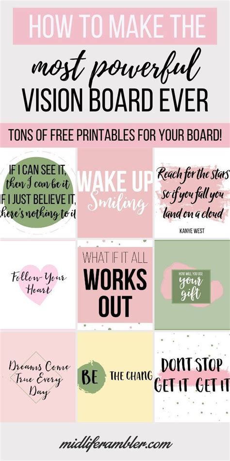 Here Are All The Tips Ive Learned About How To Make A Vision Board