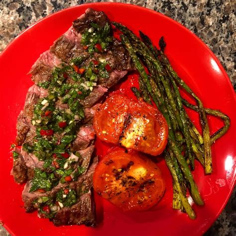 It can be divided into the inside and outside skirt, the latter of which is a little thicker, more tender, and more uniformly shaped than the former. Homemade Grilled Skirt Steak with Chimichurri and ...