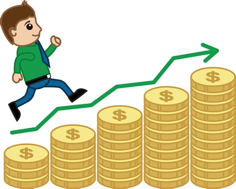 Earning Interest Graph Money Cartoon Clipart Full Size Clipart