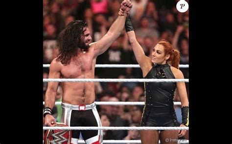 Seth Rollins Et Becky Lynch Juin 2019 Purepeople