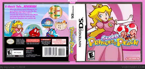 Super Princess Peach Nintendo Ds Box Art Cover By Skyrunner