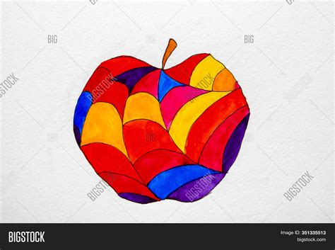 Red Apple Abstract Image And Photo Free Trial Bigstock