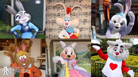 Disney Park Characters By Group On