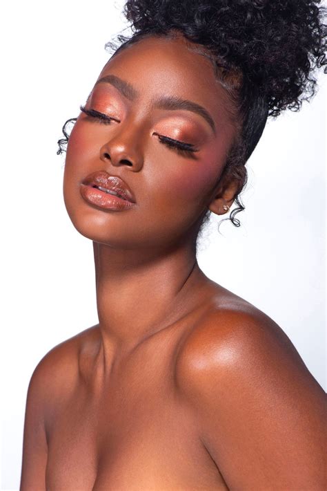 pin by mia 💌 on ☆ justine skye black girl makeup makeup for black women hair makeup