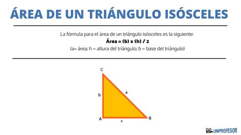 Cómo Calcular El Área De Un Triángulo IsÓsceles Con Ejemplos Y VÍdeo