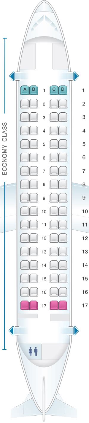 Seat Map Finnair Atr 72 212a Config1 Seatmaestro