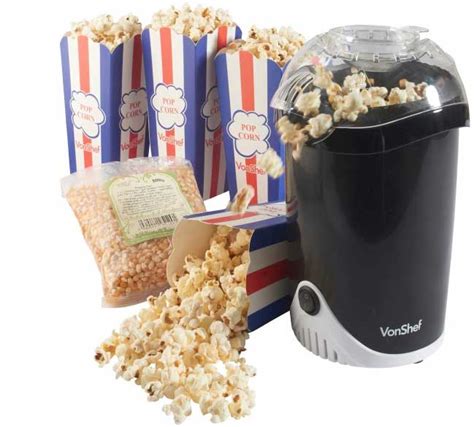 Not worth $500 for sure! VonShef Hot Air Popcorn Maker - Cooking Gizmos