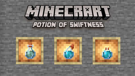 How To Make A Potion Of Swiftness In Minecraft 120 2024