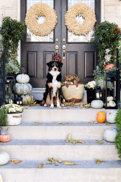 Farmhouse front door ideas that will give your home a whole new look. Thanksgiving Decorating Ideas From Tabletop To Main Entrance