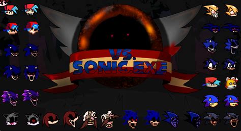 Sonicexe V2 Colored Icon Fnf Friday Night Funkin Mods