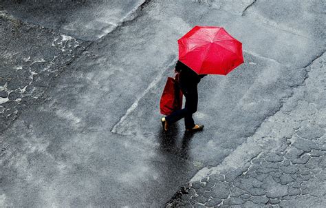 Wallpaper Woman Umbrella Raining Images For Desktop Section ситуации