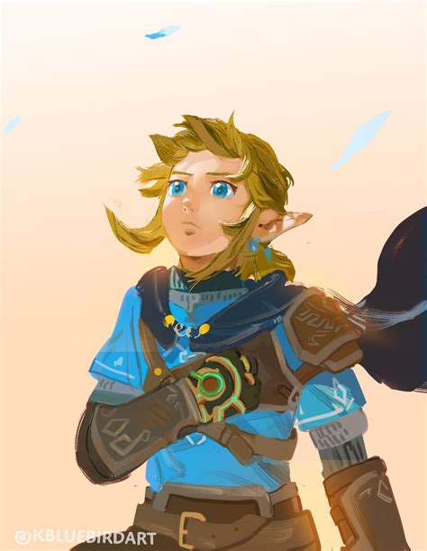 Blue Sky🌼currently Draw Too Much Botw Zelink On Twitter The Loyal Knight Totk