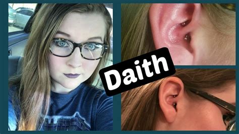 My Daith Piercing Experience Pain Etc Youtube